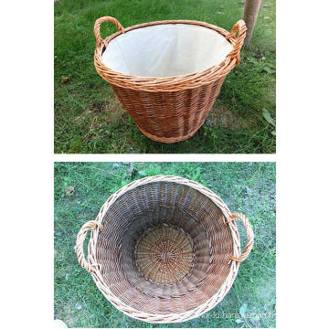 (BC-ST1096) High Quality Handmade Willow Laundry Basket